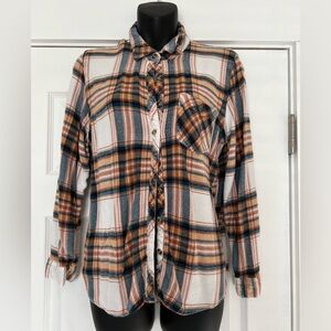 Maurices Multicolor Plaid Shirt